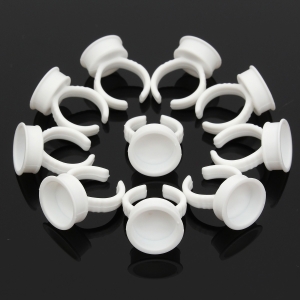 50-25 ANILLOS PORTAPIGMENTOS COLOR BLANCO