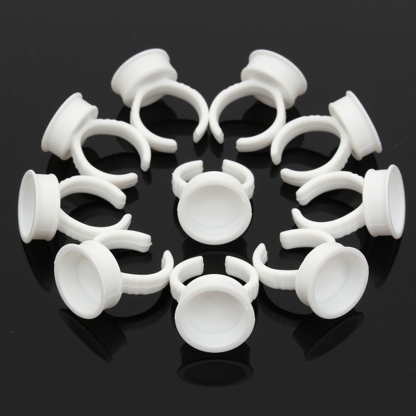 50-25 ANILLOS PORTAPIGMENTOS COLOR BLANCO