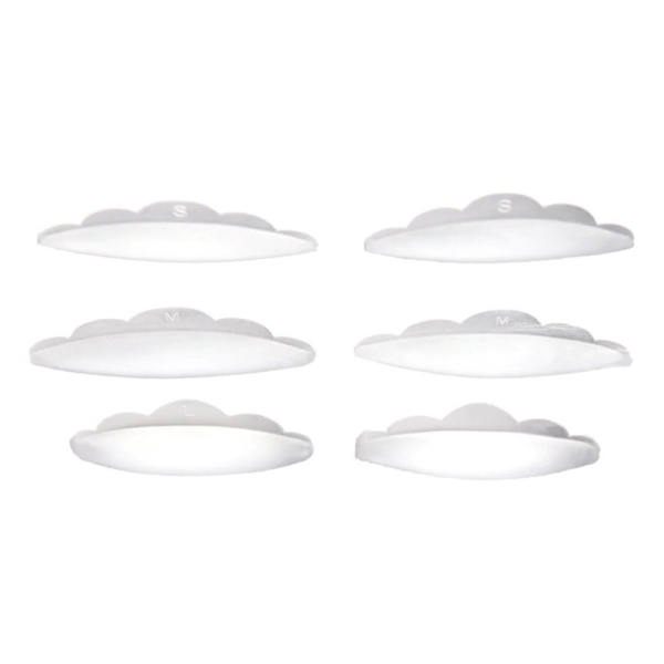 6 MOLDES DE SILICONA PARA LIFTING DE PESTAÑAS S/M/L