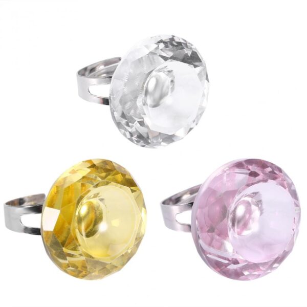 ANILLO CON COPA DE CRISTAL REUTILIZABLE MICROBLADING