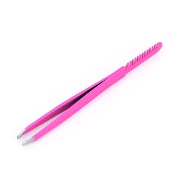 PINZA DE DEPILAR PROFESIONAL DE ACERO INOXIDABLE CON PEINE