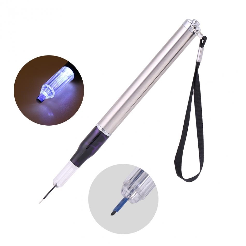 PLUMA LUZ LED MICROBLANDING + 10 AGUJAS