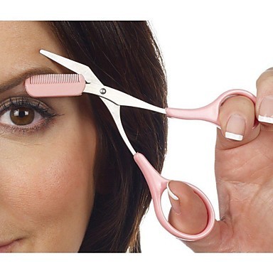 TIJERAS CON PEINE DE PRECISIÓN PARA CEJAS