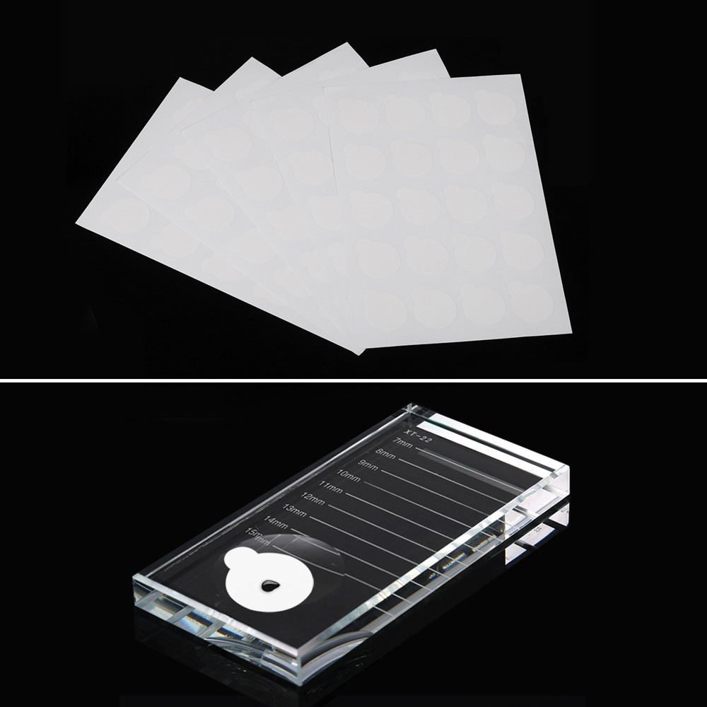 100 STICKER PARA LA GOTA DE PEGAMENTO EXT.PESTAÑAS