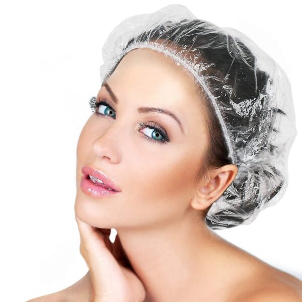 GORROS TRANSPARENTES DESECHABLES 100 UNIDADES