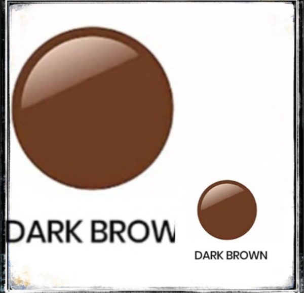 PIGMENTO EN GEL-PASTA DARK BROWN (MARRON OSCURO)ALTA FIJACIÓN MICROBLADING
