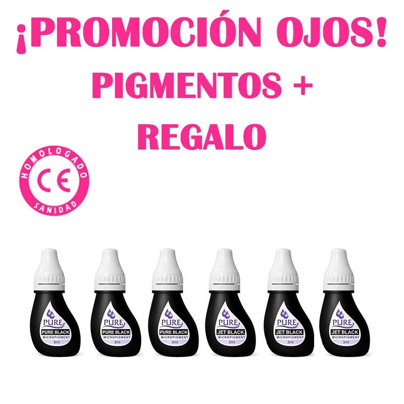 PACK PIGMENTOS HOMOLOGADOS MICROPIGMENTACIÓN OJOS
