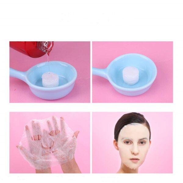 20 MASCARILLAS PRENSADAS DESECHABLES EN PASTILLAS