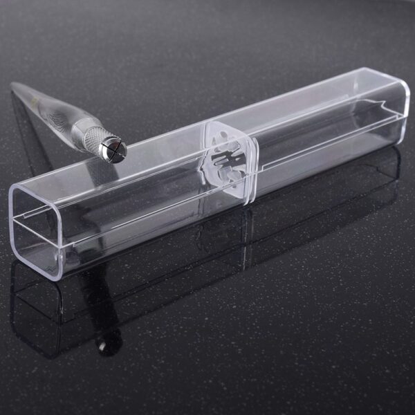 CAJA TRANSPARENTE PARA PLUMA DE MICROBLADING