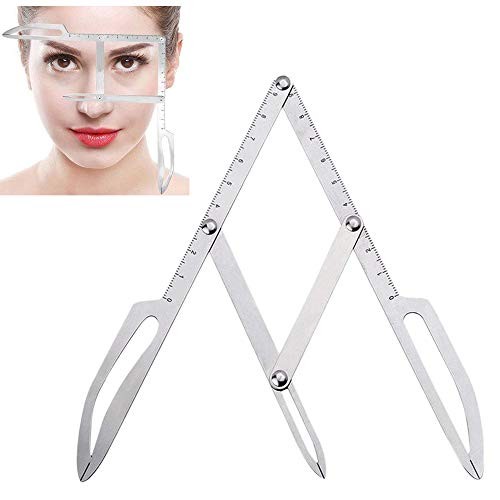 COMPÁS MEDIDOR DE CEJAS DE ACERO INOXIDABLE