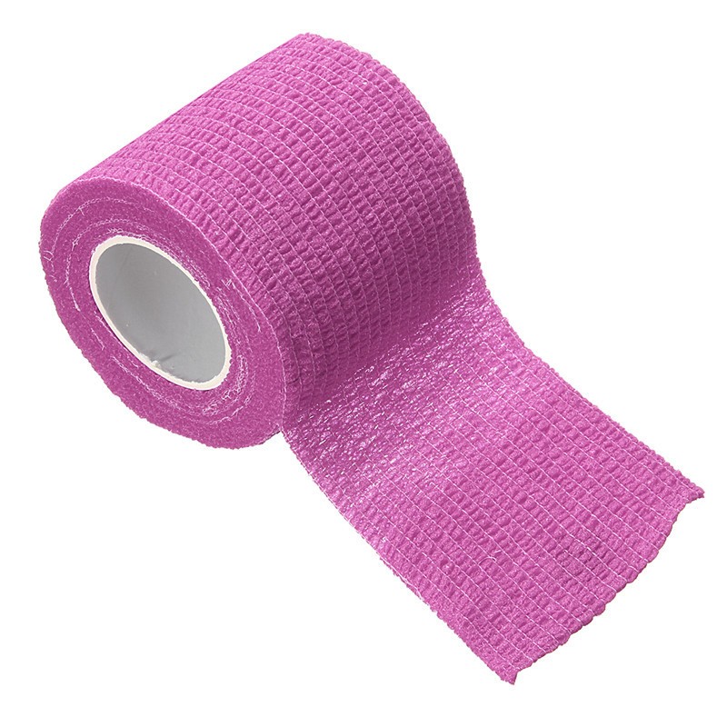 CINTA ELÁSTICA ROSA O NEGRA CUBRECABLES/DERMOGRAFO AUTOADHESIVA
