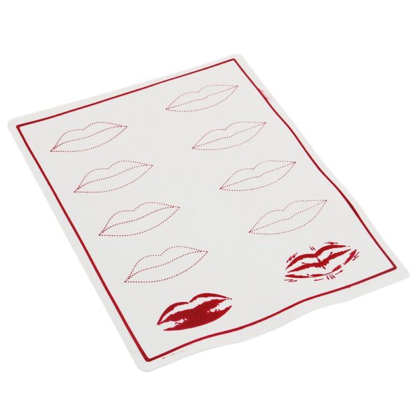 PLANTILLA PUNTEADA LATEX PARA PRACTICAS LABIOS 3D ACUARELA
