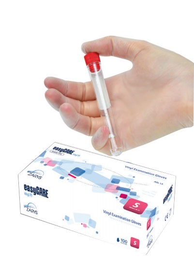 GUANTES DE VINILO SIN POLVO CAJA DE 100 TALLA S