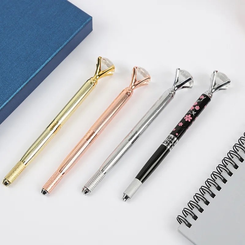 PLUMA MANUAL ACERO MICROBLADING DIAMOND