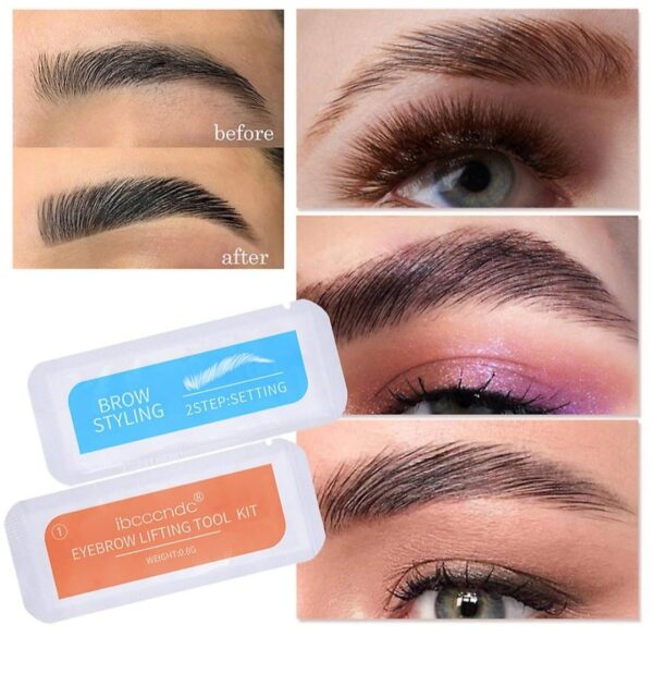 KIT LAMINADO DE CEJAS PERMANENTE,EFECTO PLANCHADO