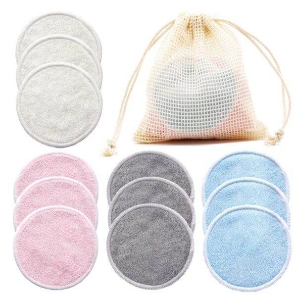 ALMOHADILLAS DESMAQUILLANTES DE BAMBÚ REUTILIZABLES 10UND
