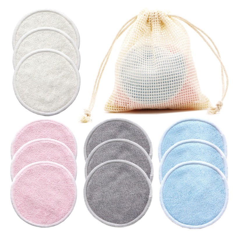 ALMOHADILLAS DESMAQUILLANTES DE BAMBÚ REUTILIZABLES 10UND
