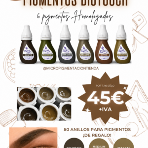1000434082 PACK PIGMENTOS HOMOLOGADOS MICROPIGMENTACIÓN CEJAS