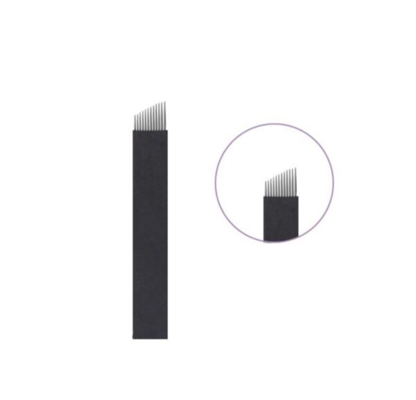 10 AGUJAS MICROBLADING 7 FLEX NANO 0.16MM TRAZO HIPERREALISTA