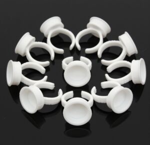 50-25 ANILLOS PORTAPIGMENTOS COLOR BLANCO
