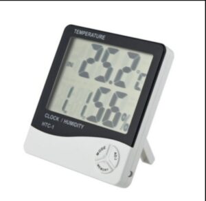 TERMÓMETRO-MEDIDOR DE HUMEDAD DIGITAL LCD