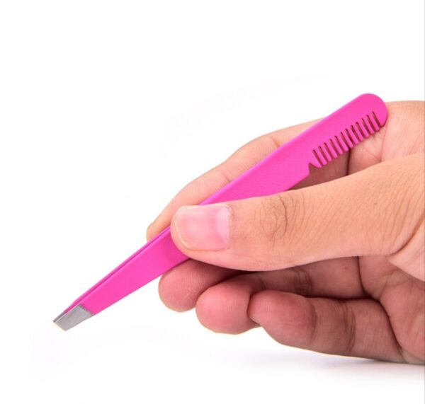 IMG_20260909_003122 PINZA DE DEPILAR PROFESIONAL DE ACERO INOXIDABLE CON PEINE