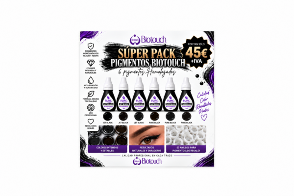 PACK PIGMENTOS HOMOLOGADOS MICROPIGMENTACIÓN OJOS