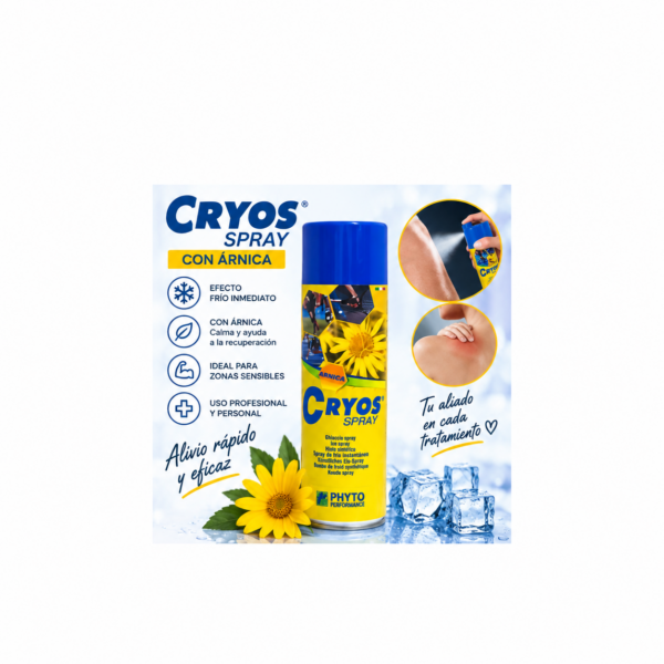 HIELO  SPRAY FRIO CRYOS CON ARNICA 400 ML