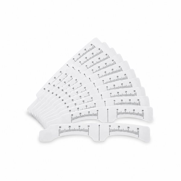 file_000000009460824386f3f85dfb327d0f PACK 10 REGLAS DE CEJAS DESECHABLES ADHESIVAS PARA DISEÑO
